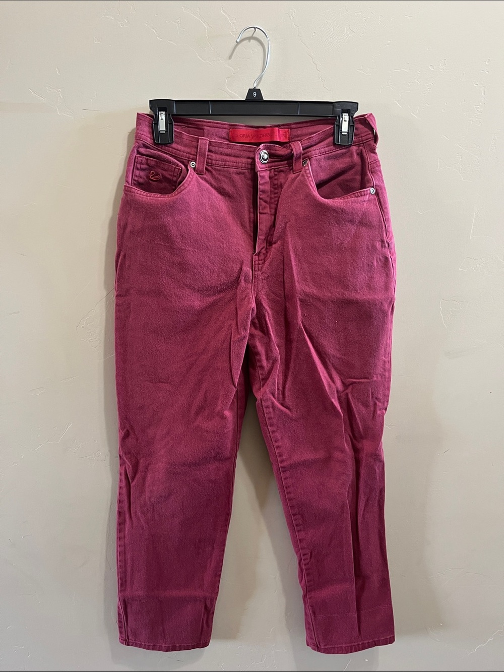 Gloria Vanderbilt Raspberry Boyfriend Jeans